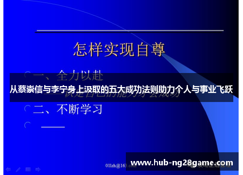 从蔡崇信与李宁身上汲取的五大成功法则助力个人与事业飞跃